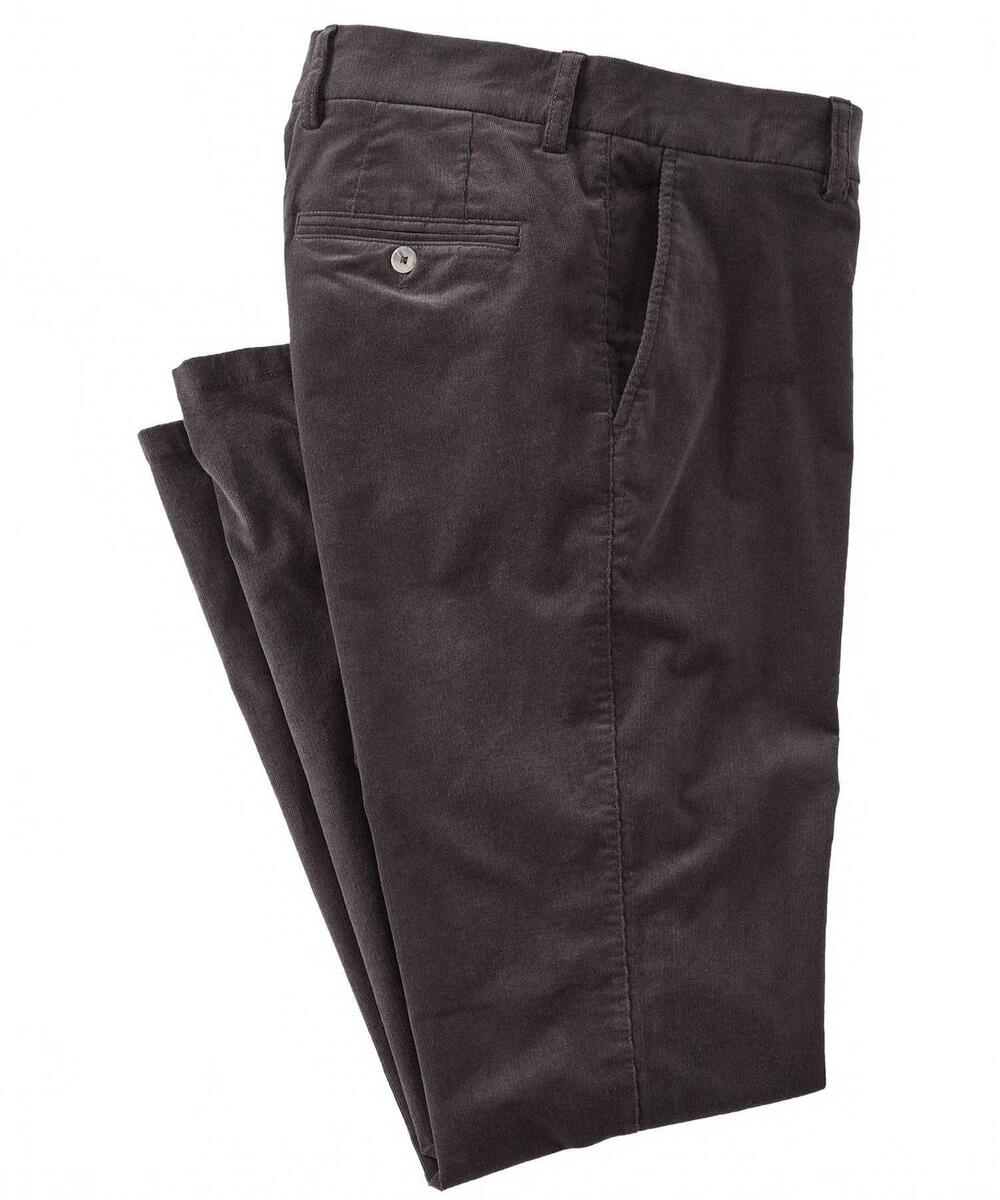 NEW BALLIN men's wale relaxed corduroy pants in pavement